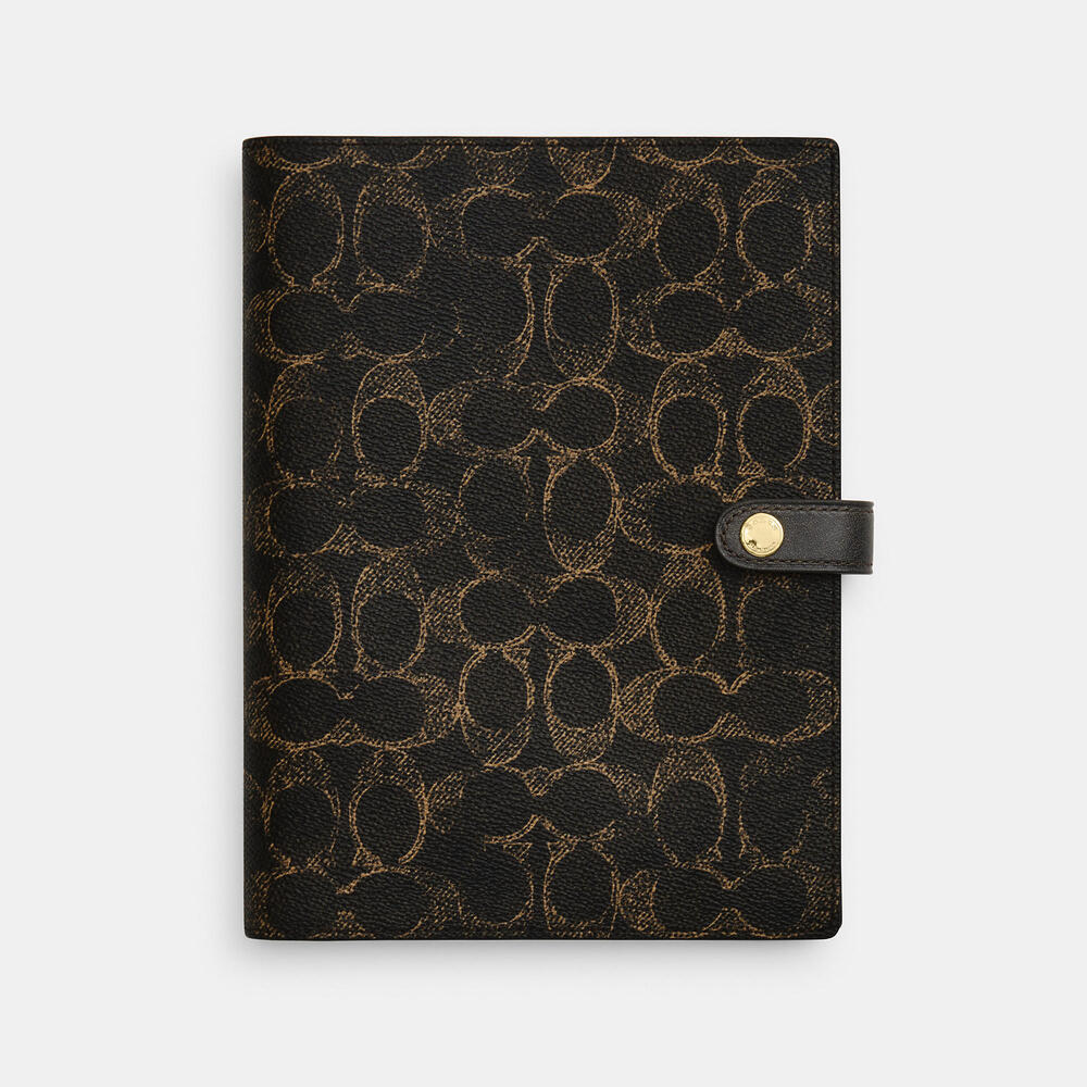 Coach Outlet Notebook In Loved Signature Canvas
